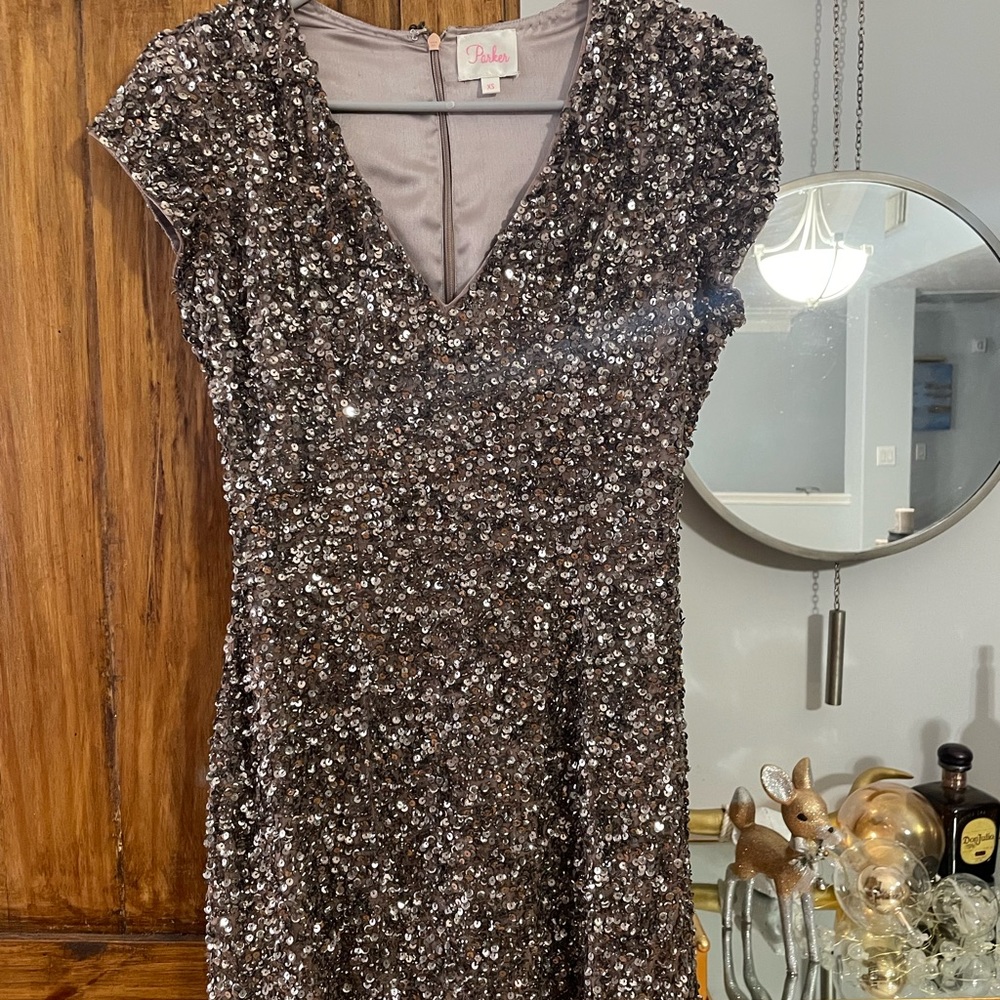 Parker sequined mini dress